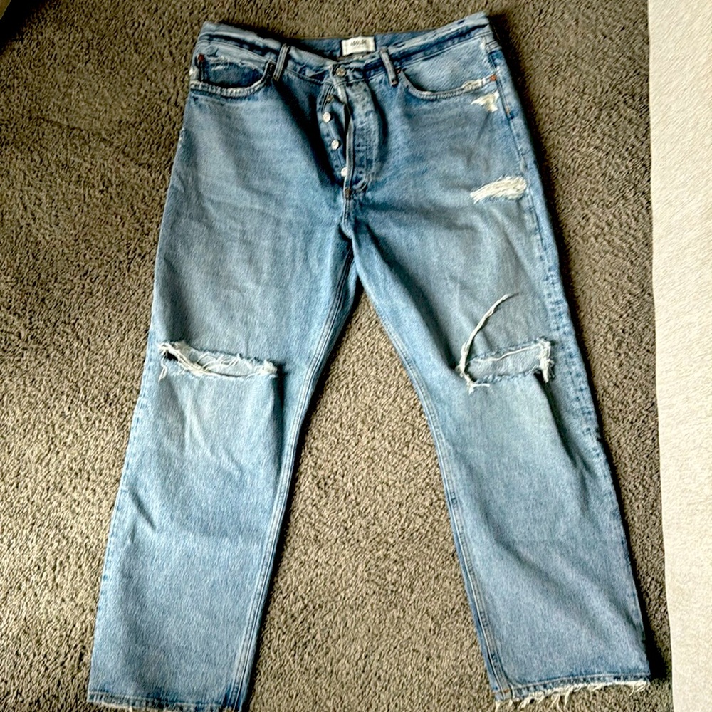 Agolde 90s button fly jeans. Sz 34.